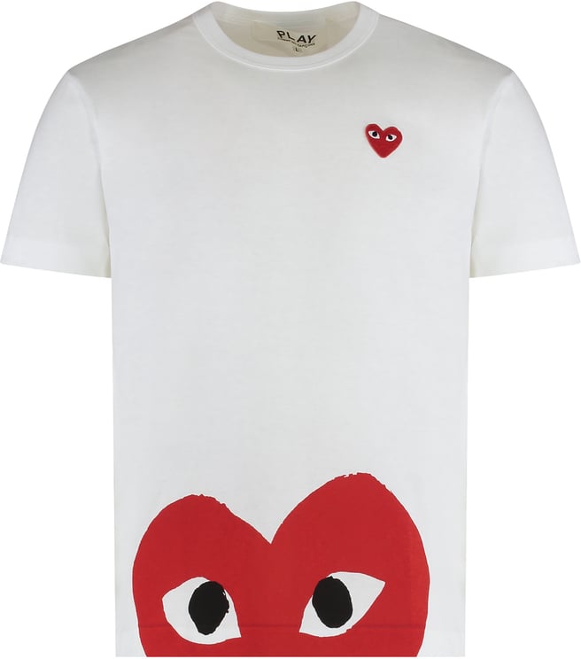 Comme des Garçons Cotton T-shirt with logo