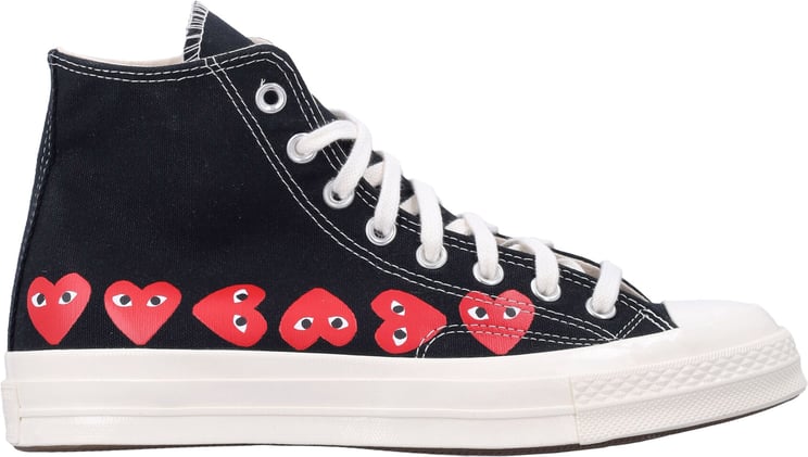 Comme des Garçons Converse Multi Heart High Top Nero