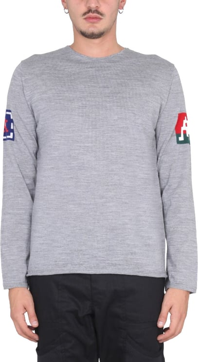 Comme des Garçons Light Grey Wool Jersey