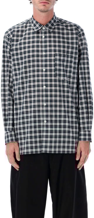 Comme des Garçons Check Shirt Grigio