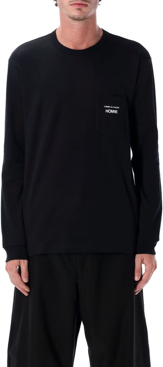 Comme des Garçons Logo L/S Tee Nero