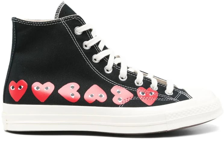 Comme des Garçons Comme Des Garçons Play X Converse Chuck 70 Hi Sneakers