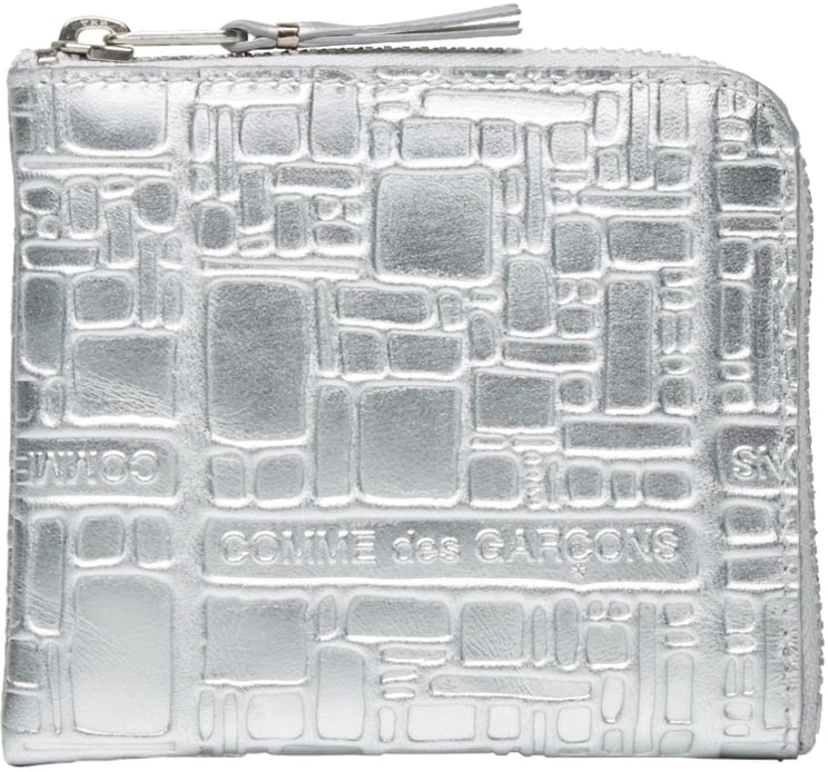 Comme des Garçons Wallet Logotype Silver