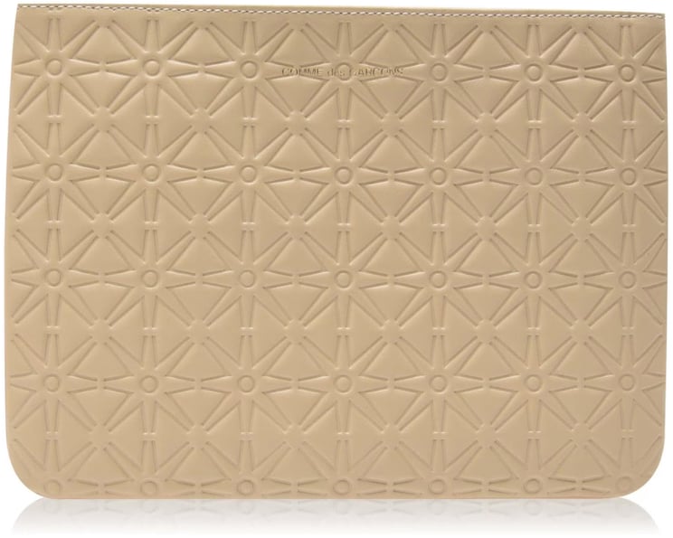Comme des Garçons Embossed Logo Zip Pouch Wallet