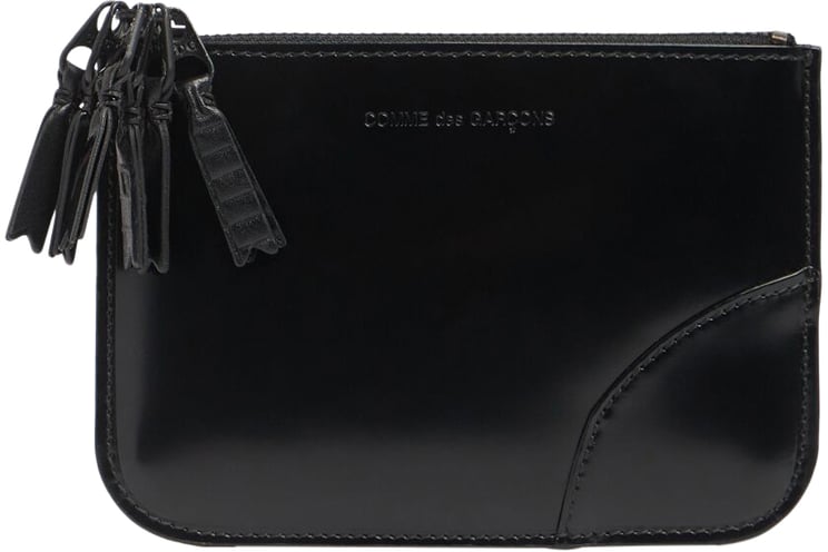 Comme des Garçons Card holder in black leather