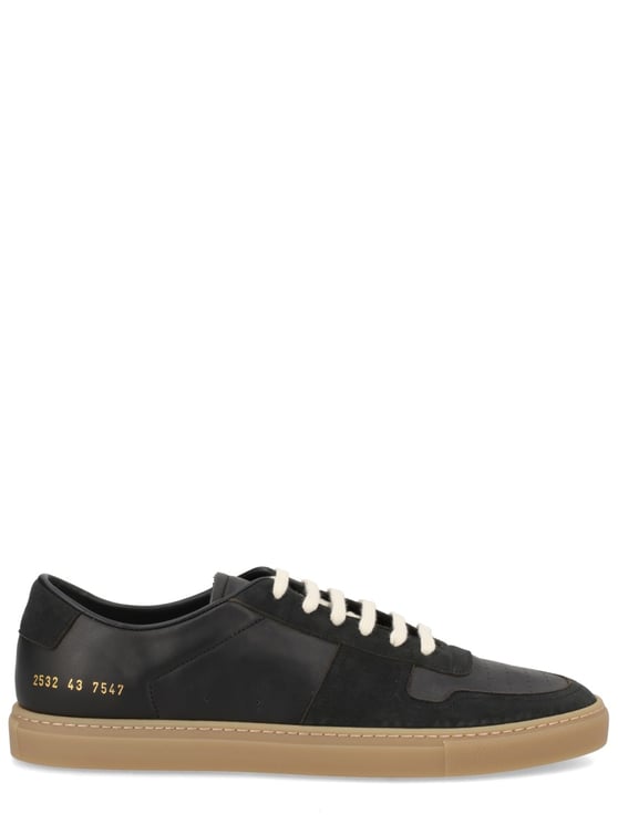 Common Projects Black Bball Suede Accents Low-Top Sneakers