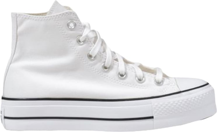 Converse Converse White Polyester Platform Sneakers