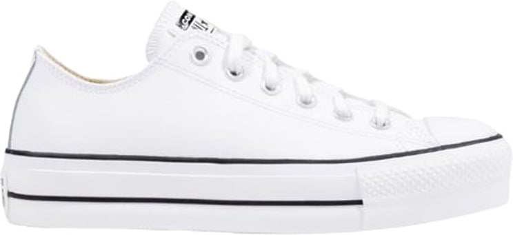 Converse Converse White Leather Platform Sneakers