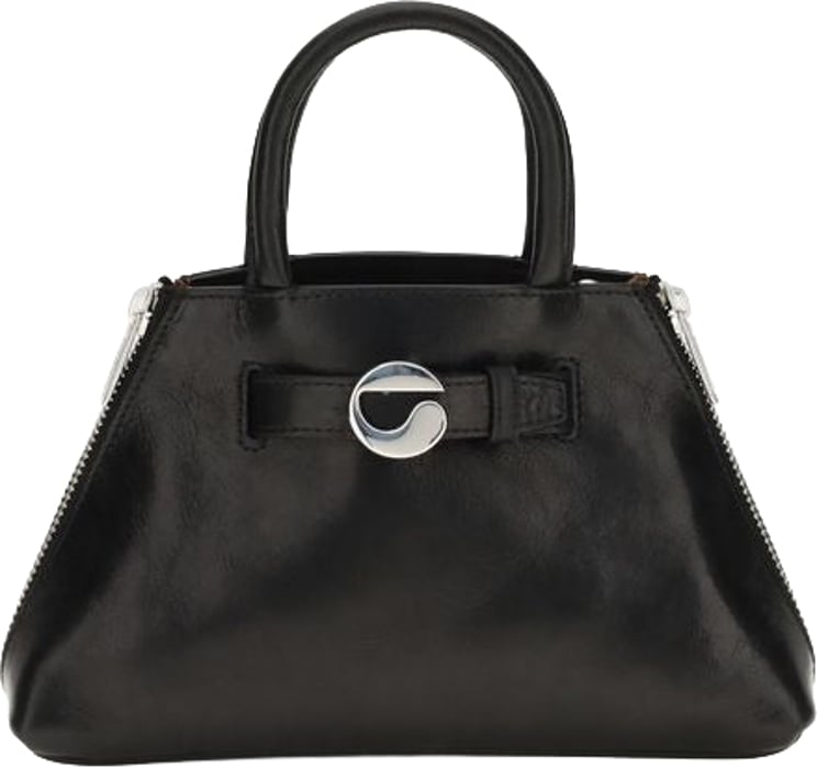 Coperni Coperni Black Calf Leather Bos Taurus Shoulder Bag