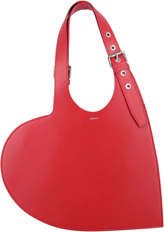 Coperni Belt Heart Tote Rosso