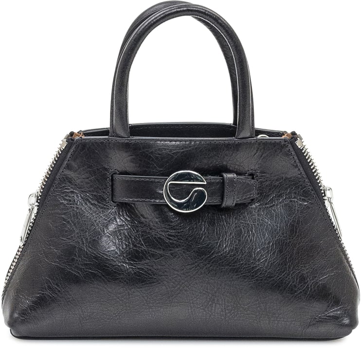Coperni Coperni Borsa Mini Data Bag in Pelle Nera
