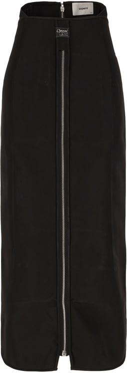 Coperni Coperni Black polyester skirt