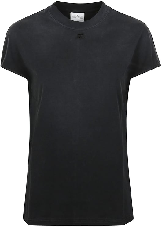 COURREGES Solarized Oversized T-shirt Black