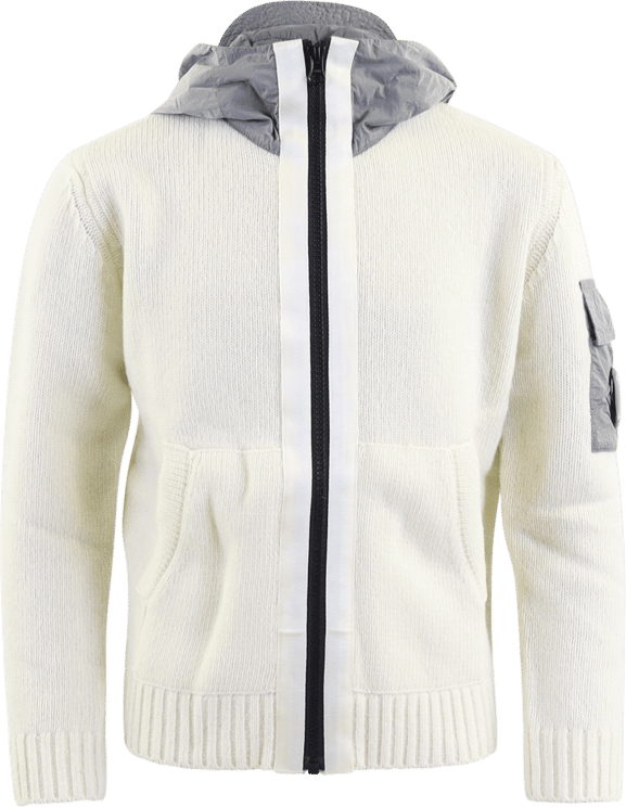 CP Company Kids Knitwear Cardigan Wit