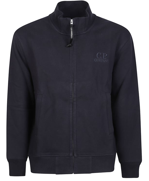 CP Company Full Zip Sweatshirt Blue