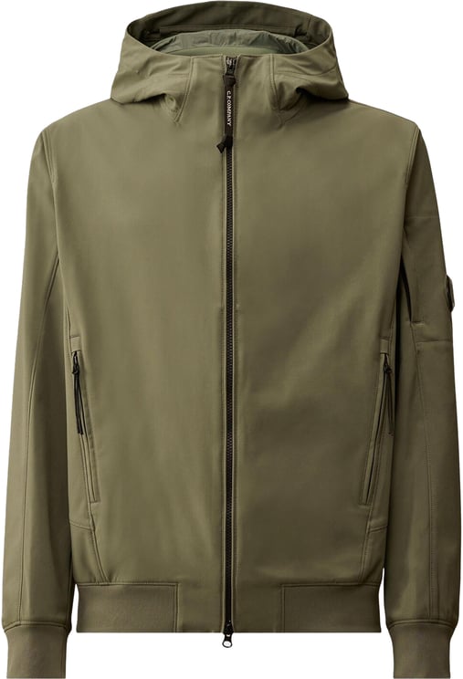 CP Company Heren Hooded Lens Jacket Groen