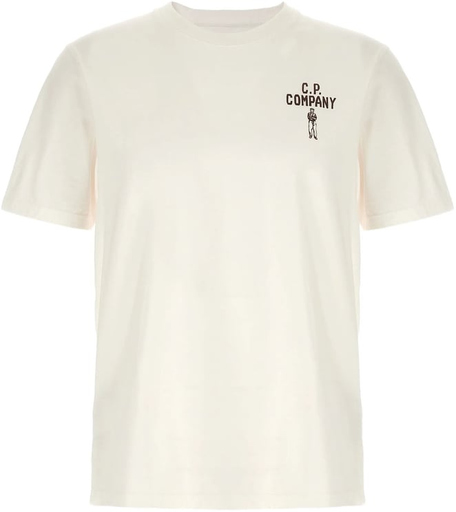 CP Company T-Shirts And Polos Gauze White