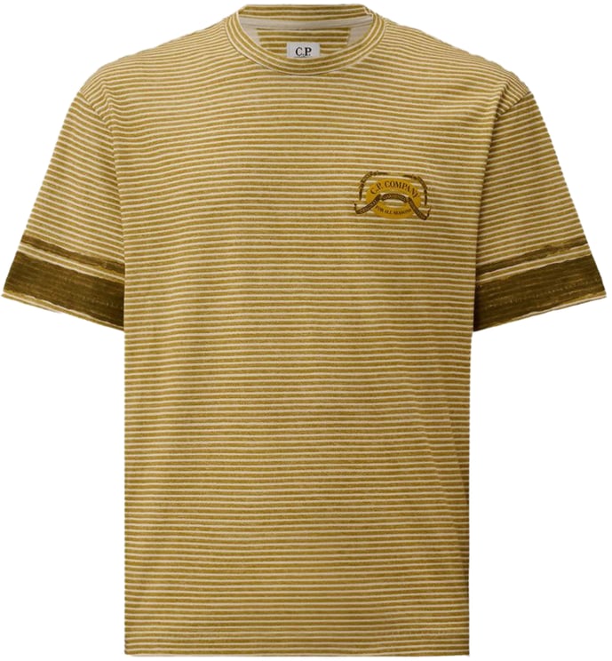 CP Company T-Shirts And Polos Yellow