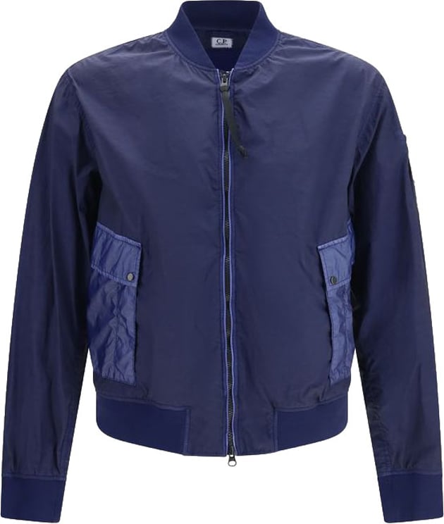 CP Company C.P. Company Blue Polyamide Bomber