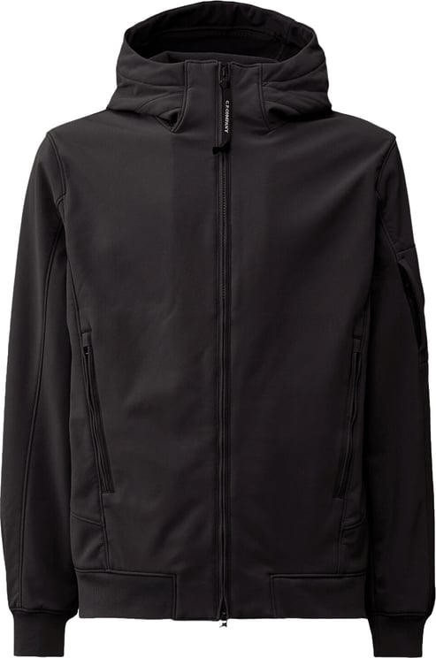 CP Company SHELL-R JAS MET CAPUCHON EN LENZEN, MARINEBLAUW