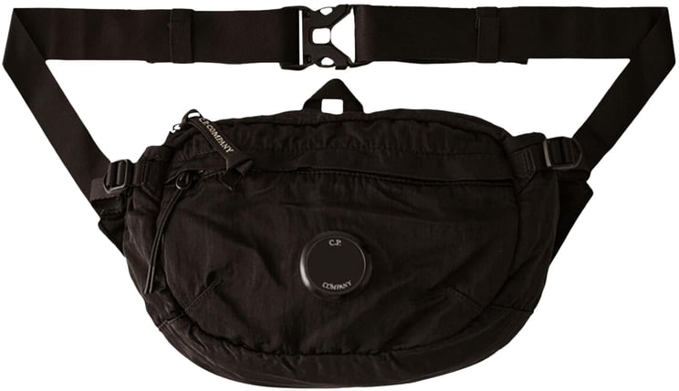 CP Company Heren Waist Lens Bag Zwart