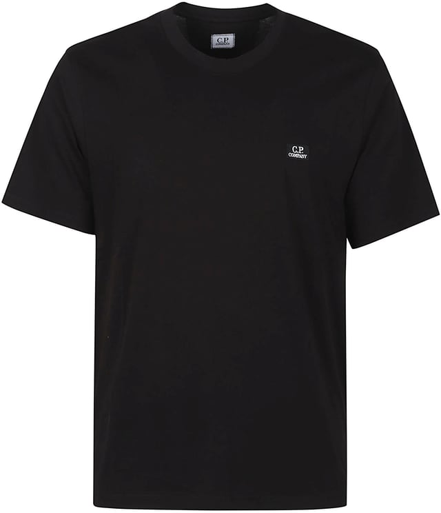 CP Company 30/1 Jersey Logo Patch T-shirt Black