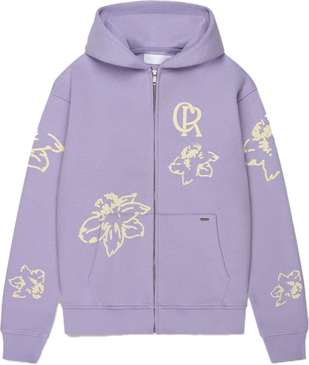 Croyez Croyez Flower Zip-Hoodie