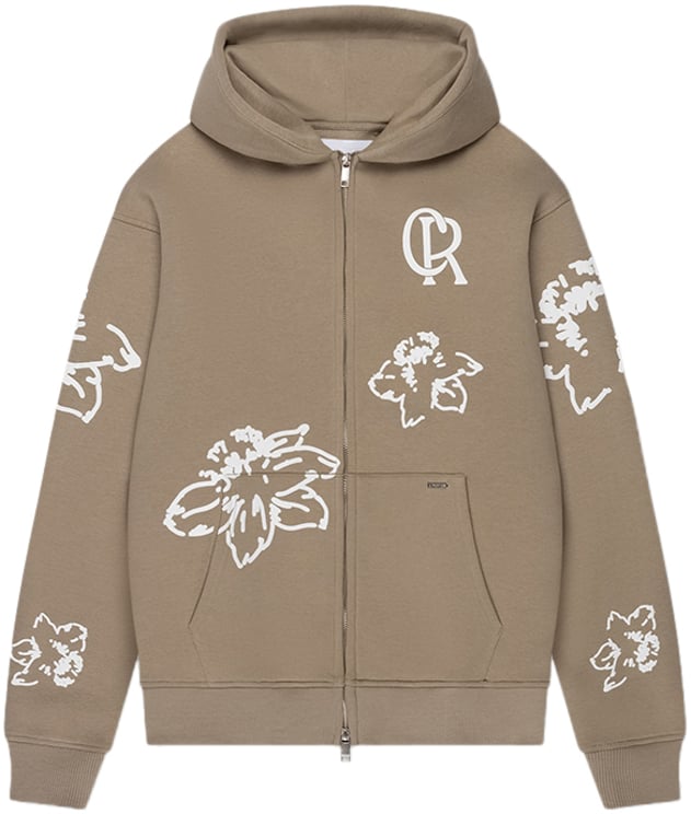 Croyez Croyez Flower Zip-Hoodie