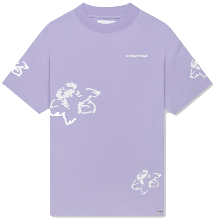 Croyez Croyez Initial Flower T-Shirt