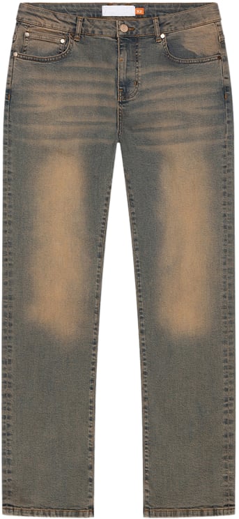 Croyez Croyez Sand Washed Straight Leg Denim
