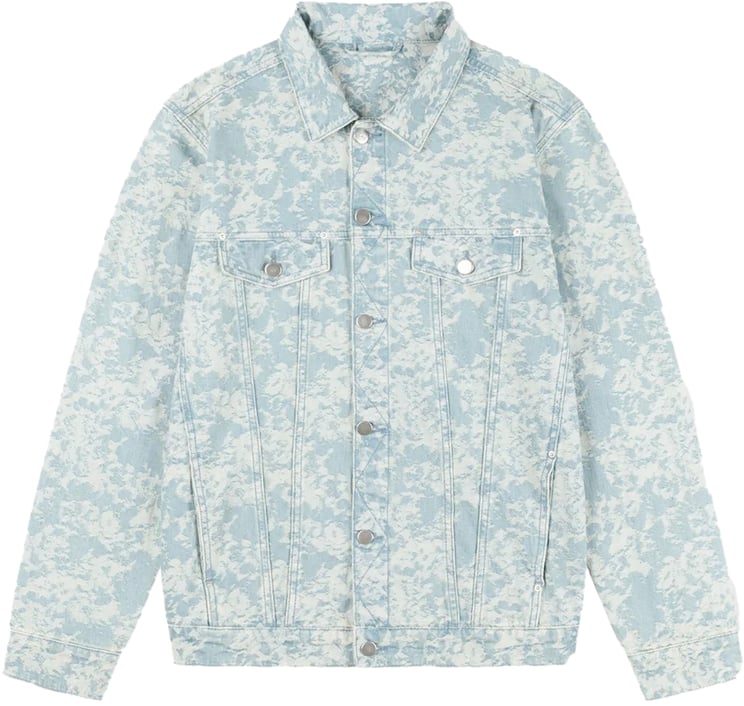 Croyez Croyez Jacquard Camo Denim Jacket
