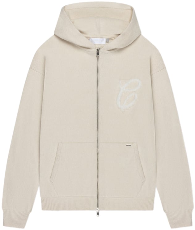 Croyez Croyez Fluffy Essence Knit Zip-Hoodie