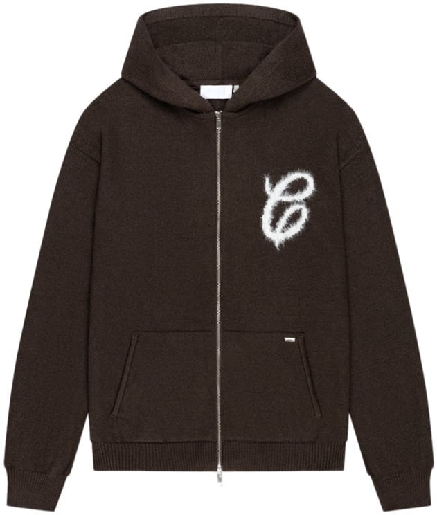 Croyez Croyez Fluffy Essence Knit Zip-Hoodie