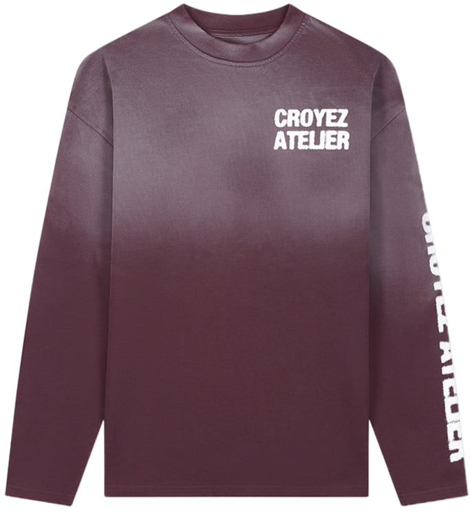 Croyez Croyez Sprayed Atelier Longsleeve T-Shirt