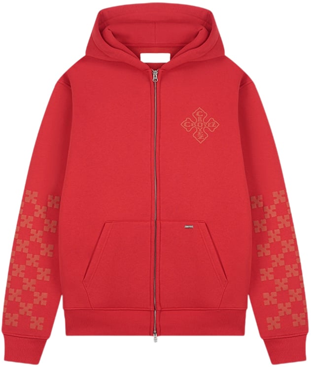 Croyez Croyez Cross Zip Hoodie