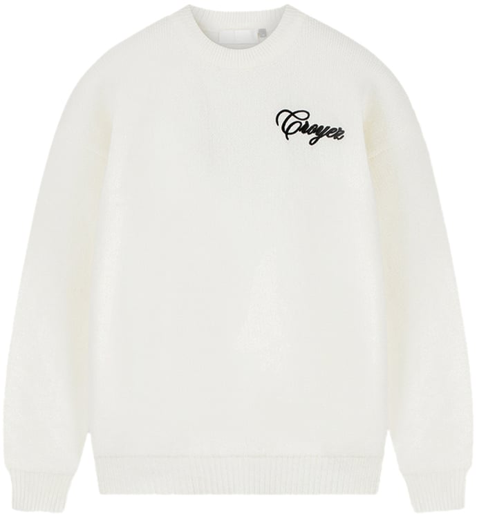 Croyez Croyez Script Knit Sweater