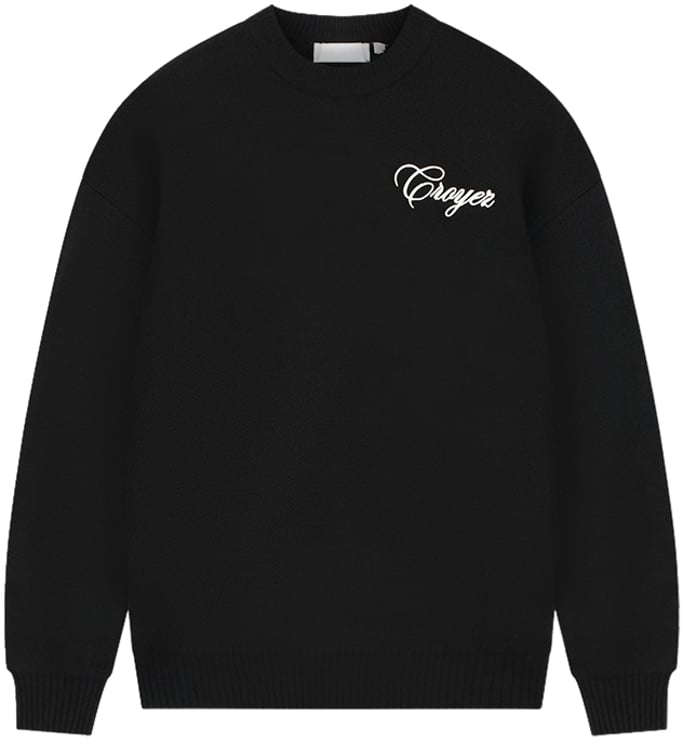 Croyez Croyez Script Knit Sweater