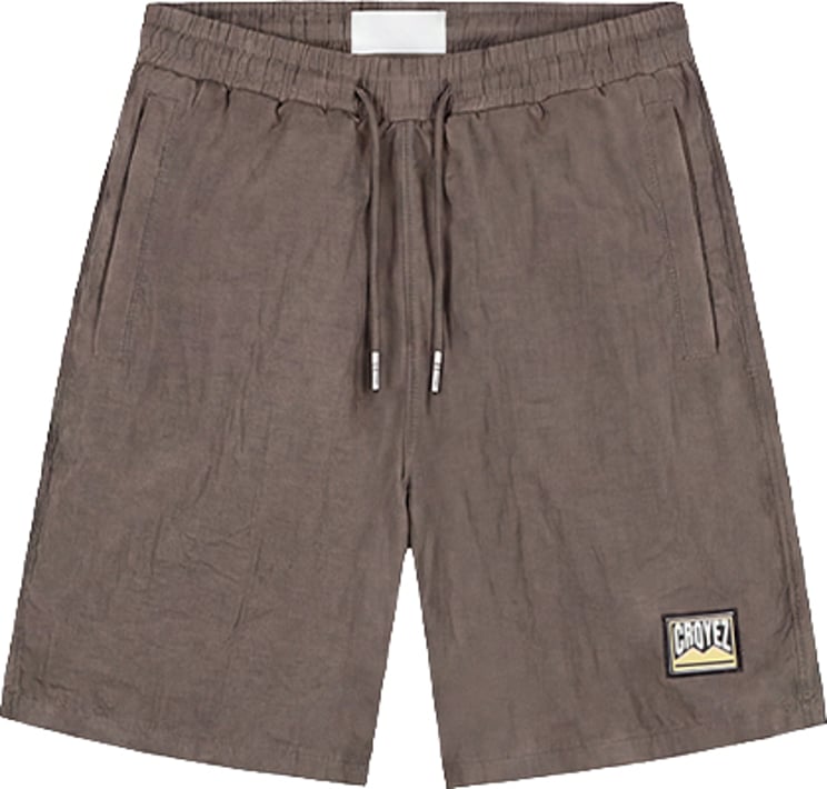 Croyez Croyez Crinkle Patch Shorts
