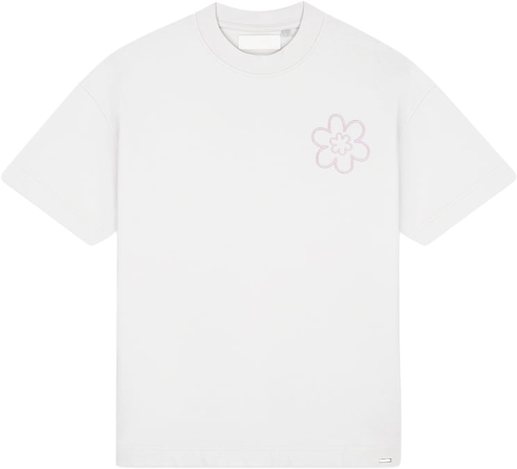 Croyez Croyez Croyez Contour De La Fleur T-Shirt CRA40026069 Light Grey 41002