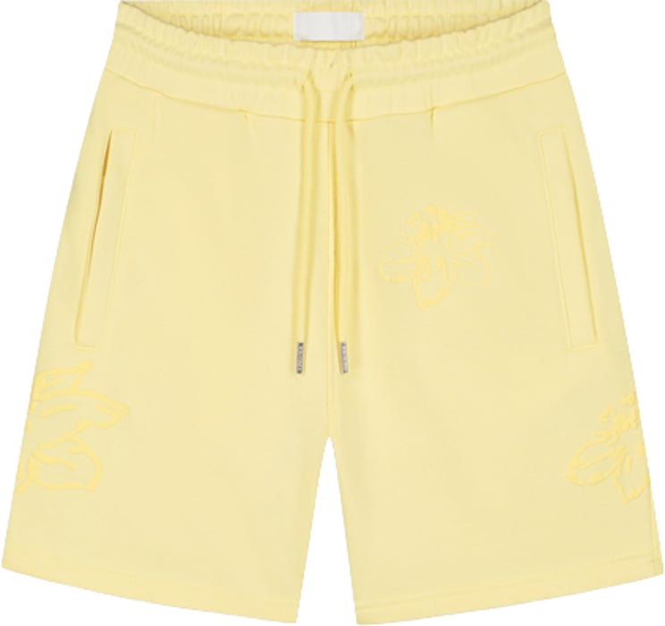 Croyez Croyez Initial Flower Shorts