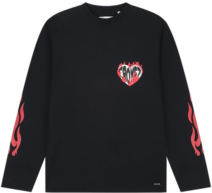 Croyez Croyez Heart On Fire Longsleeve