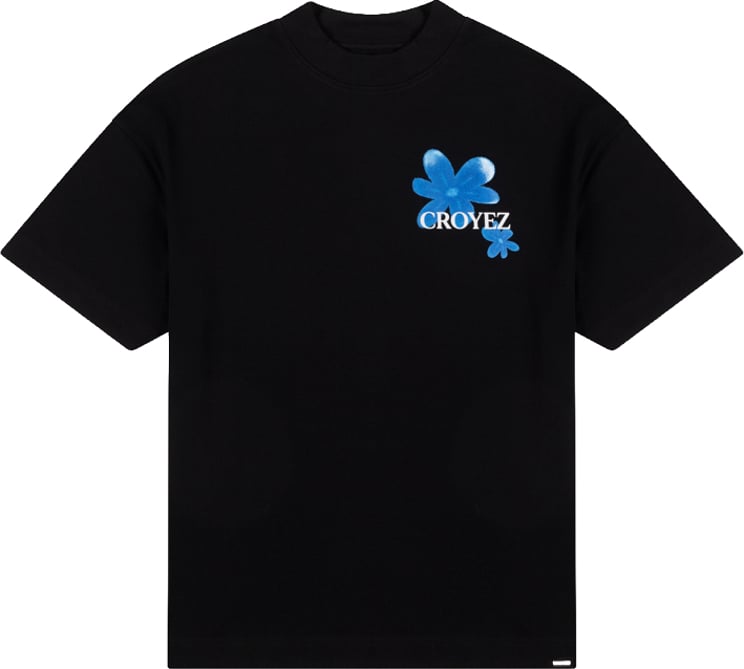 Croyez Croyez Botanique T-Shirt CR2-SS25-14 Black/cobalt
