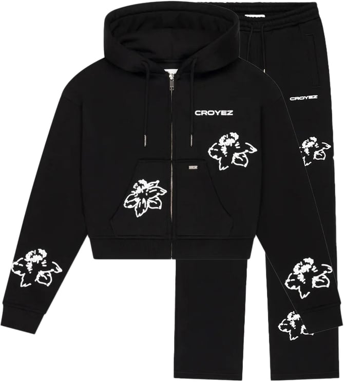 Croyez Croyez Women Initial Flower Tracksuit