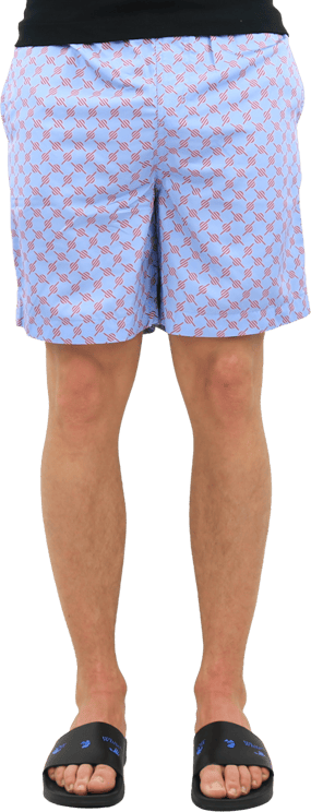 Daily Paper Heren Kali 2 Short Blauw/Rood