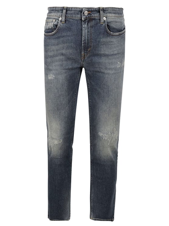 DEPARTMENT5 Distressed Slim Fit Denim Jeans