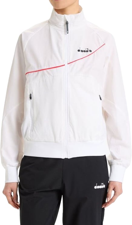 Diadora Diadora White Polyamide Shell Jacket
