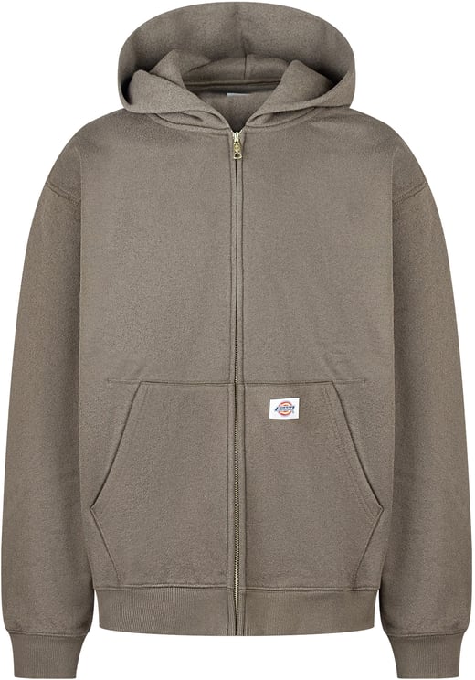 Dickies Dickies Felpa con Cappuccio e Zip Cachi