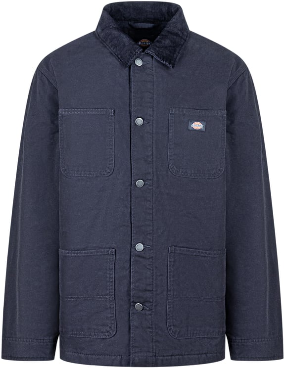 Dickies Dickies Giacca Blu con Colletto a Contrasto