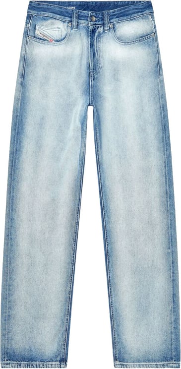 Diesel Wide-Leg Denim Jeans with Vintage Wash