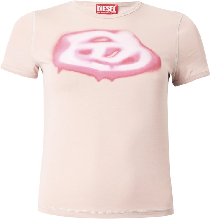 Diesel T-SHIRT CON LOGO EFFETTO GRAFFITI